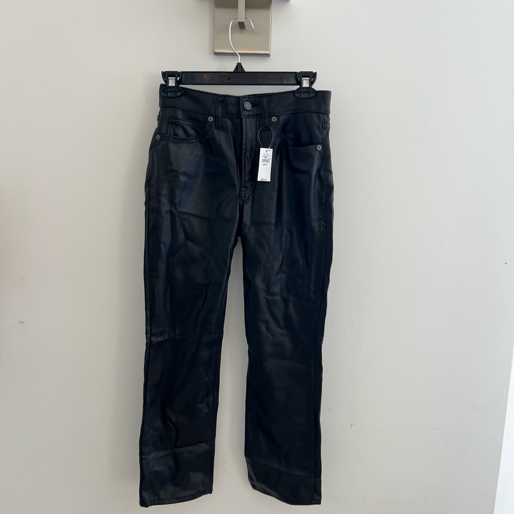 Black Leather Pants